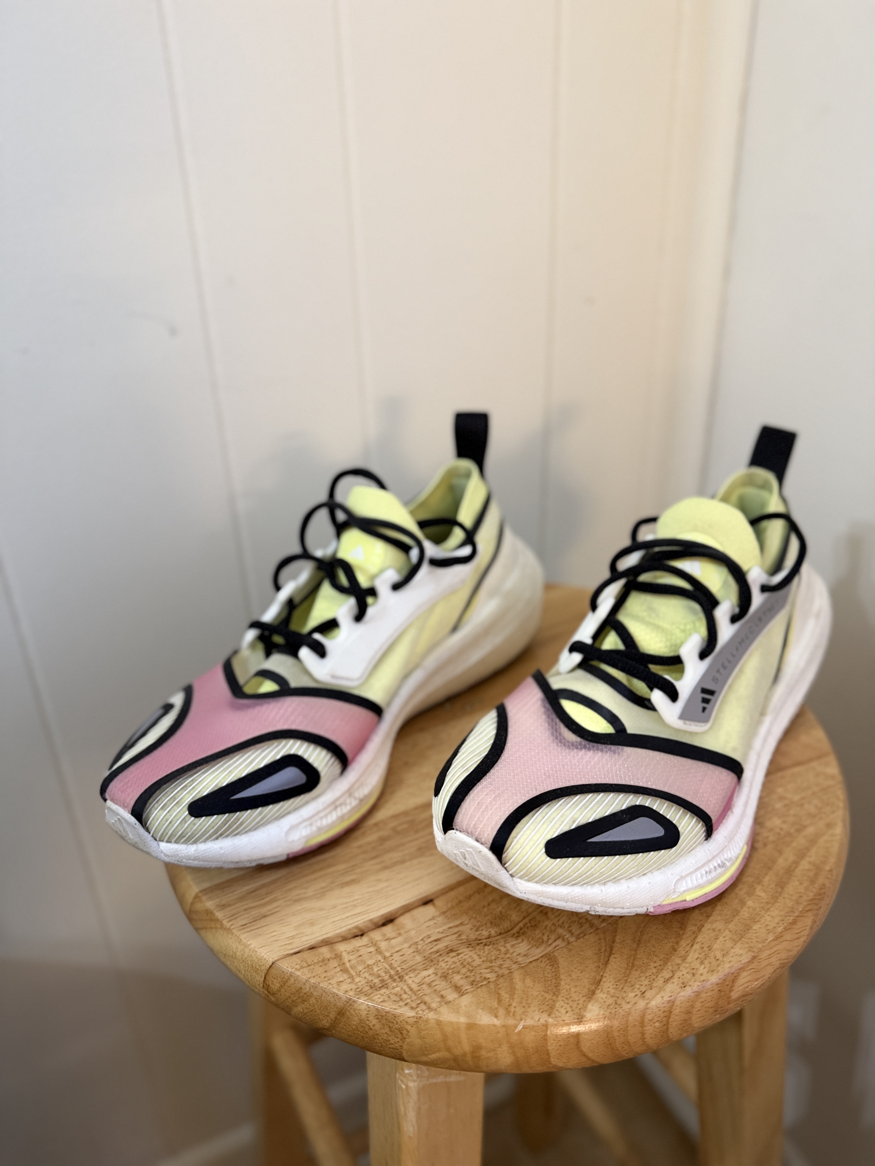 Adidas Stella McCartney UltraBoost Frozen Yellow Pink