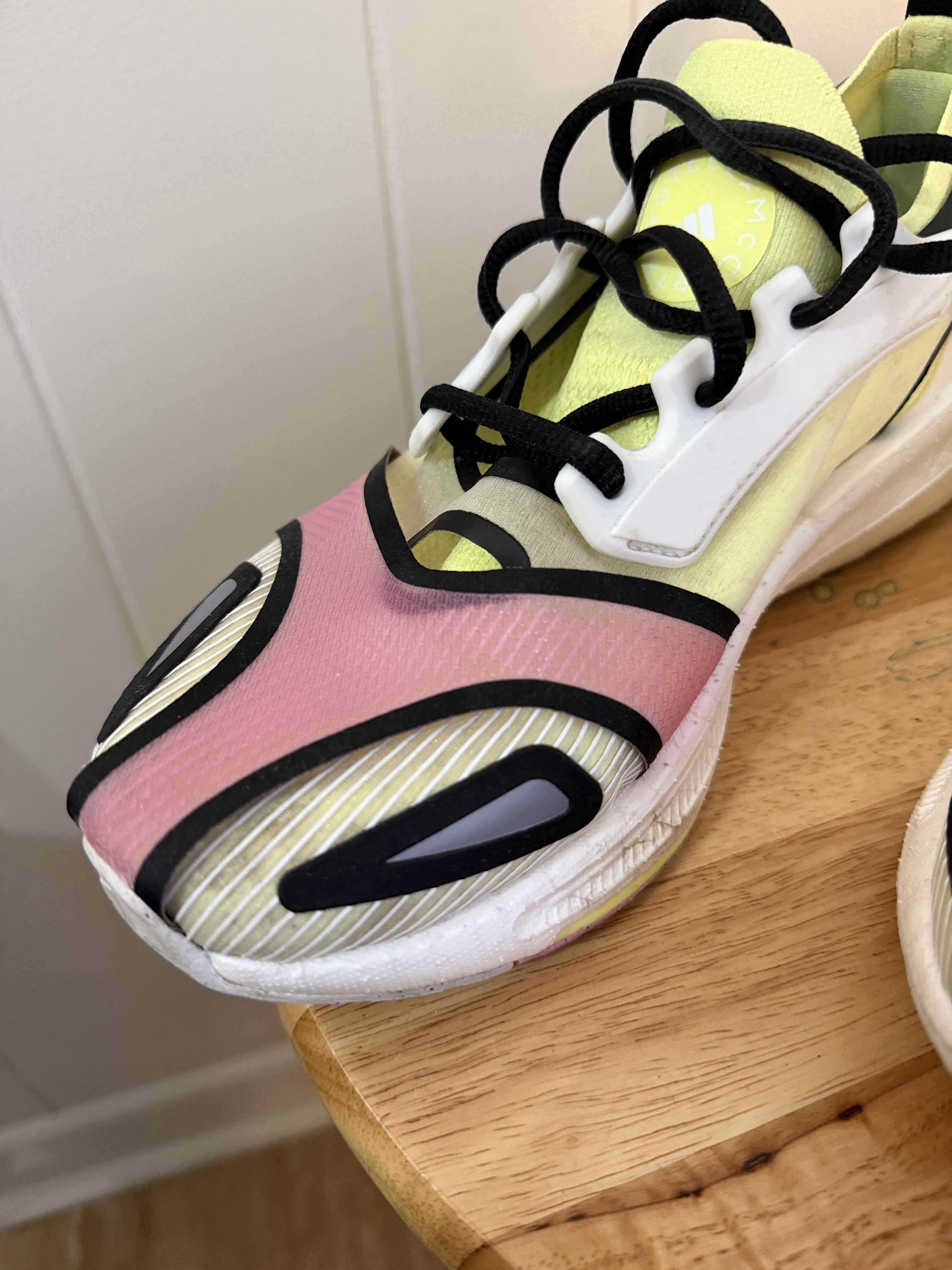 Adidas Stella McCartney UltraBoost Frozen Yellow Pink