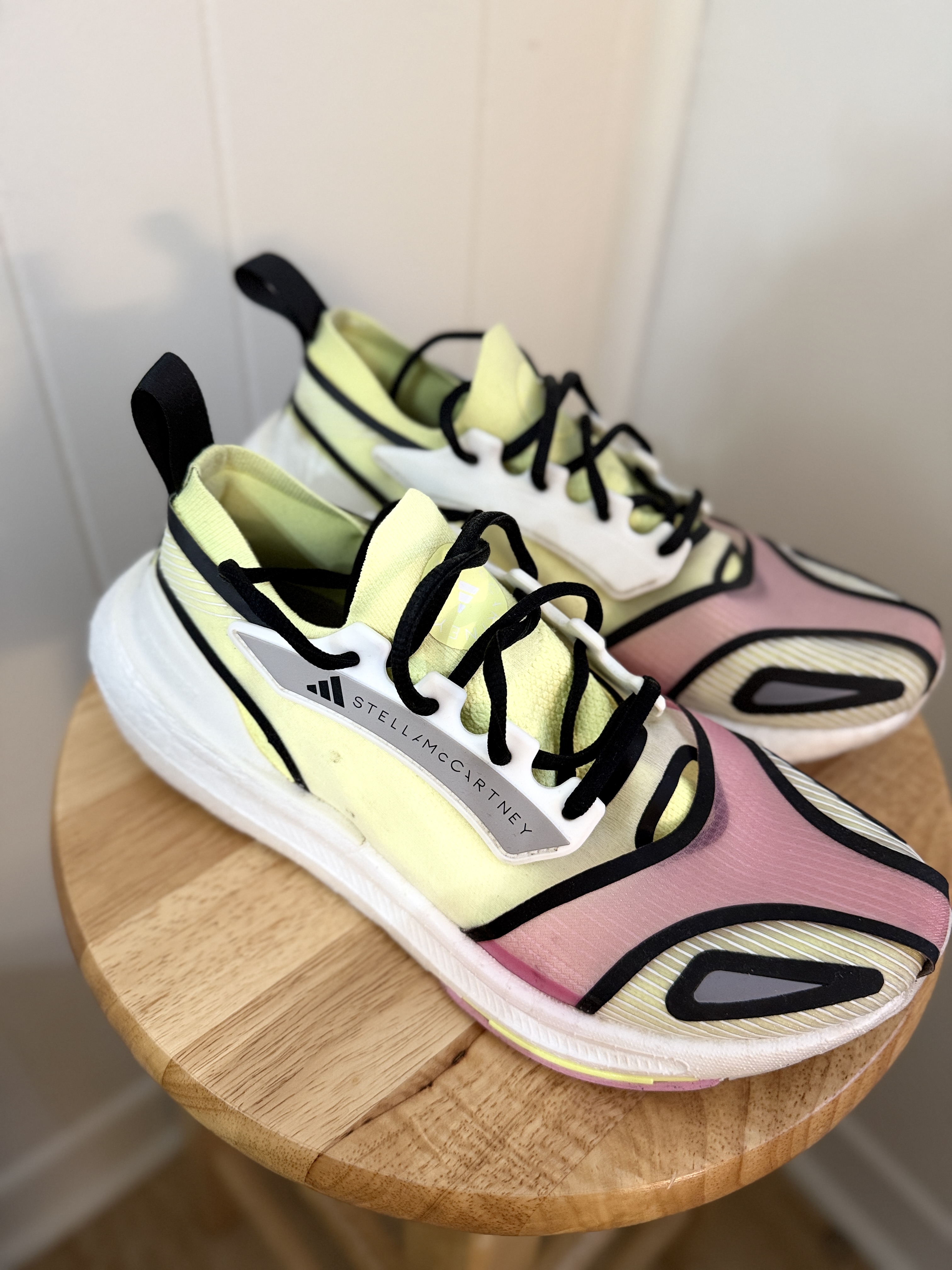Adidas Stella McCartney UltraBoost Frozen Yellow Pink