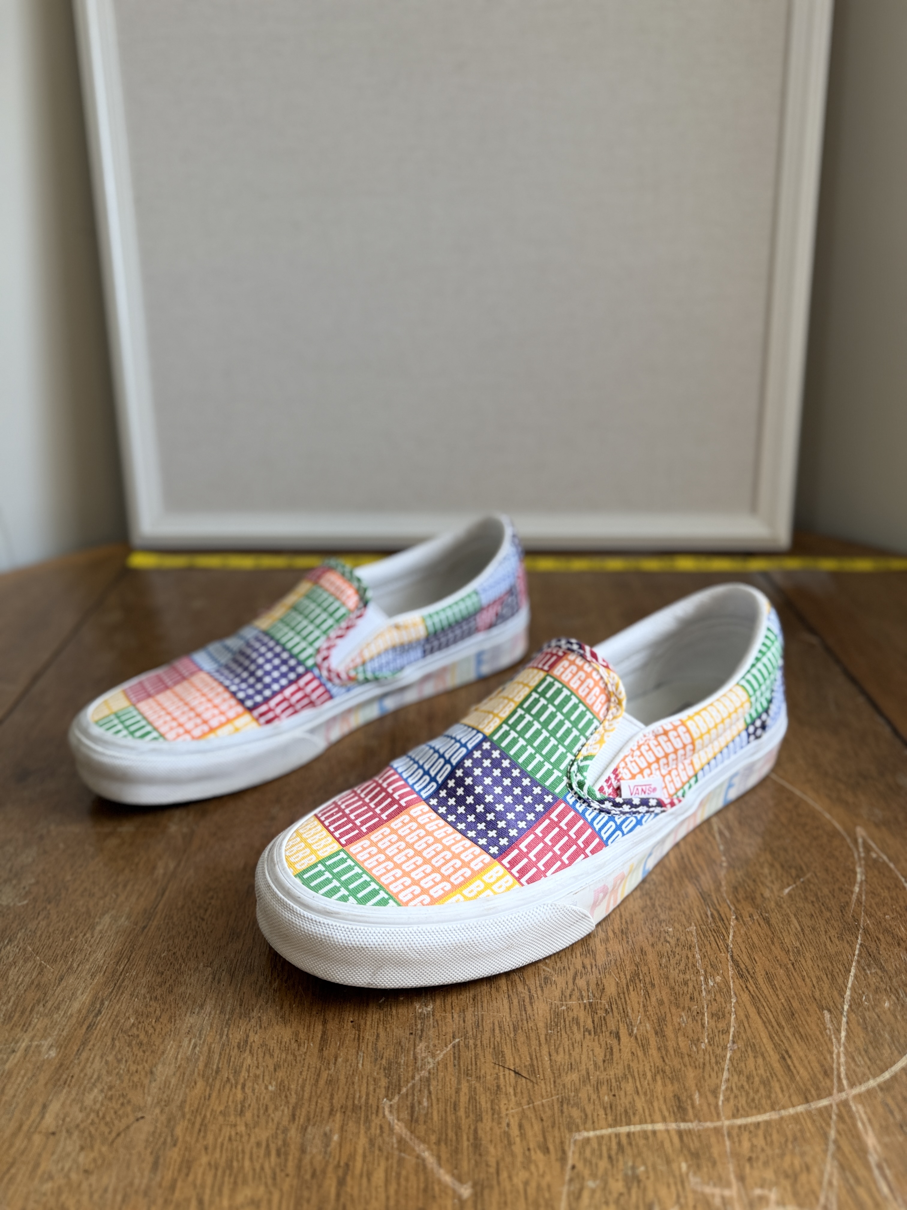 Vans Slip-On (Checker/Graphic Patchwork Style)