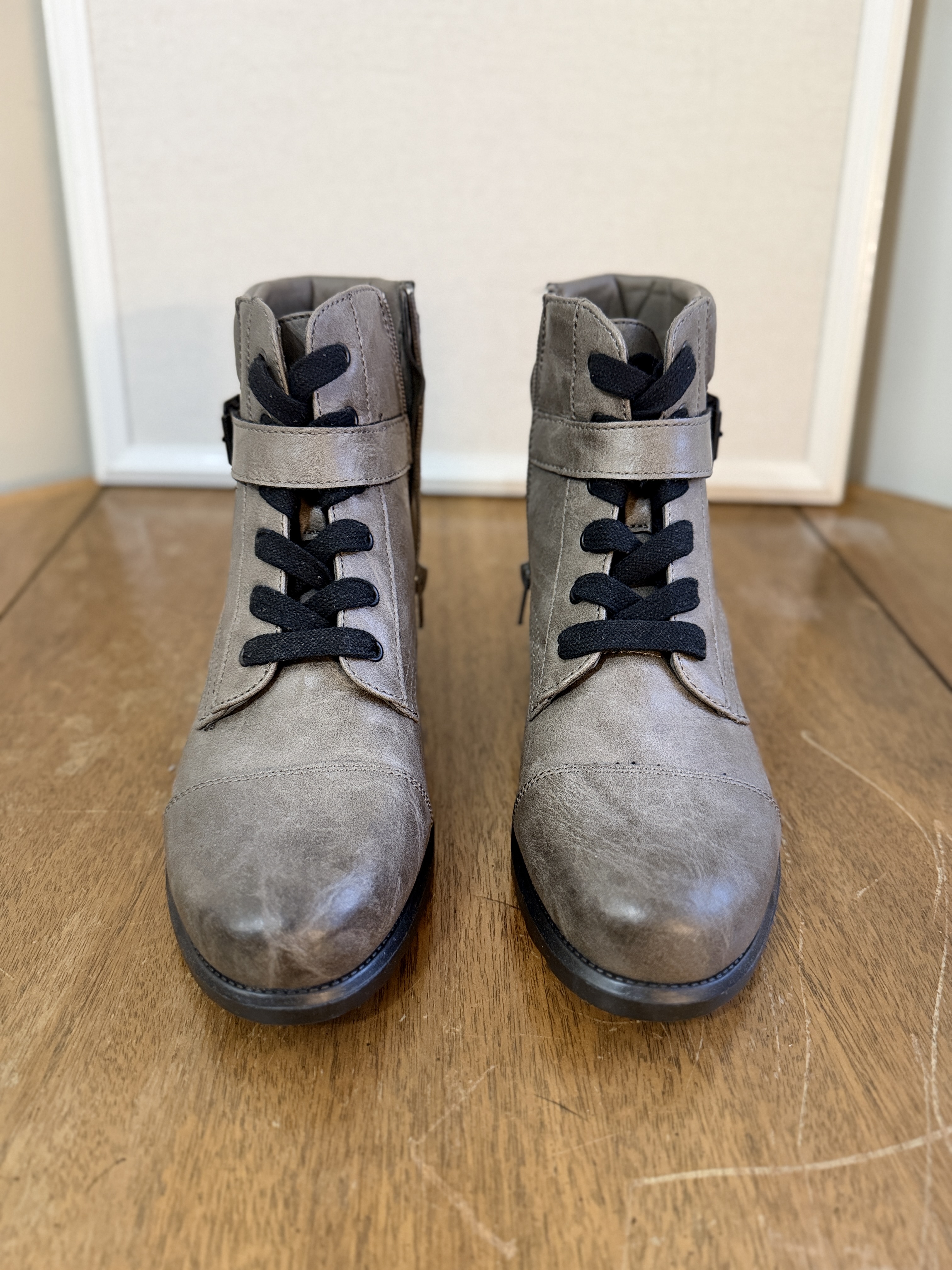 Madden Girl Ankle Boots by Steve Madden – Lace-Up w/ Side Zipper – Casual Fashion Booties