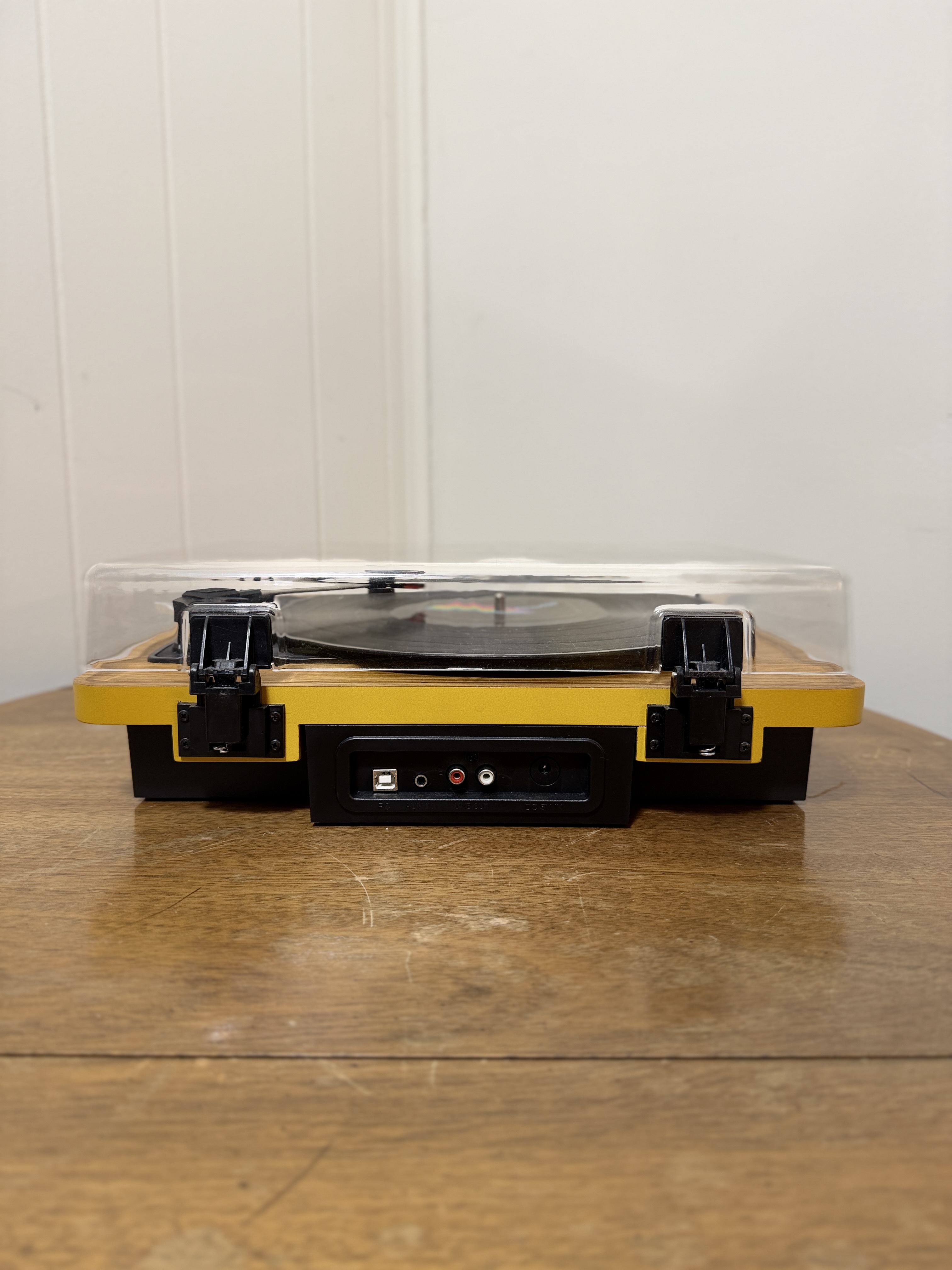 Bluetooth Record Player Turntable – Jopostar w/ Speakers & Dust Cover