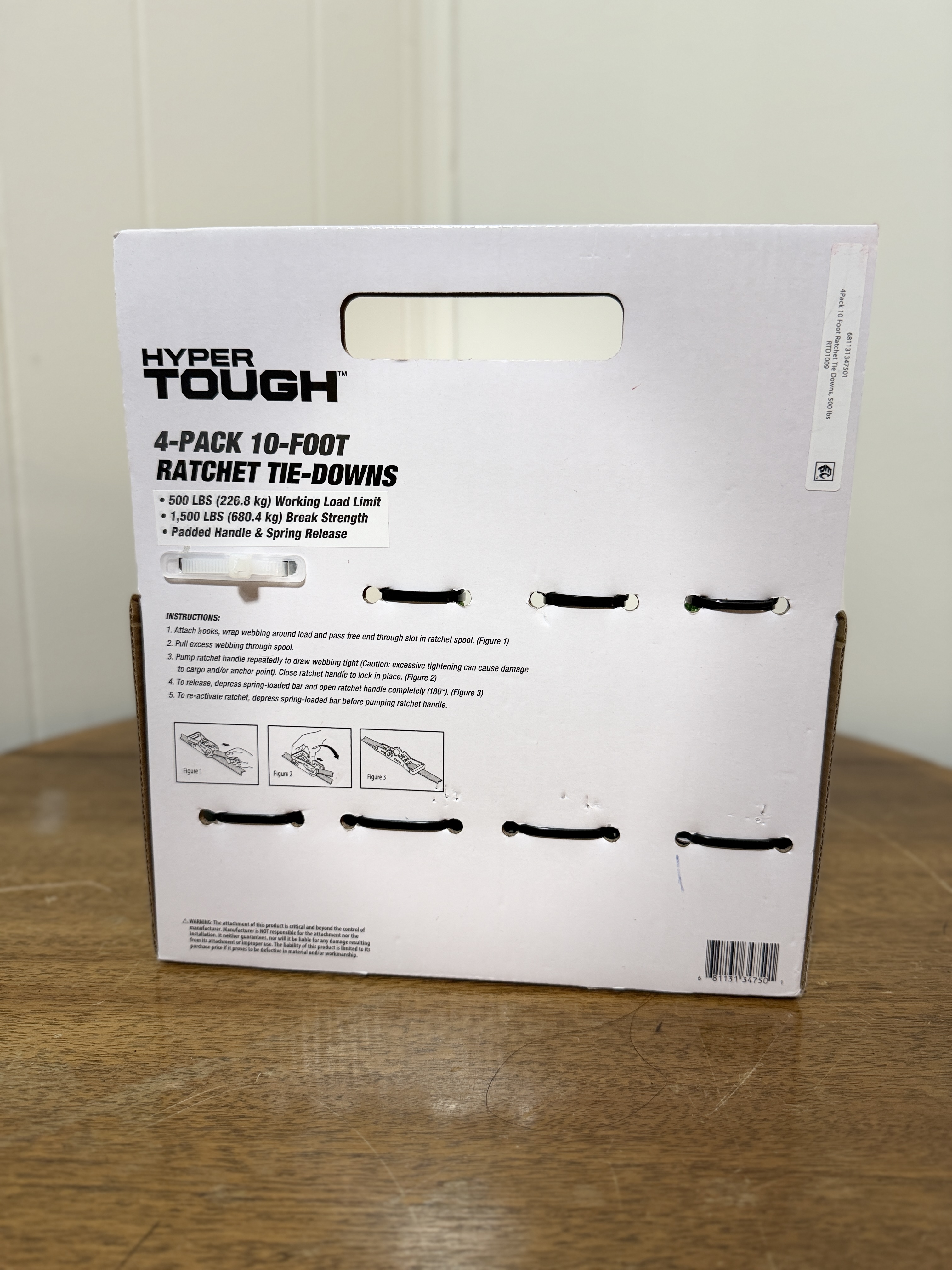 4 Rachet Straps - 10ft