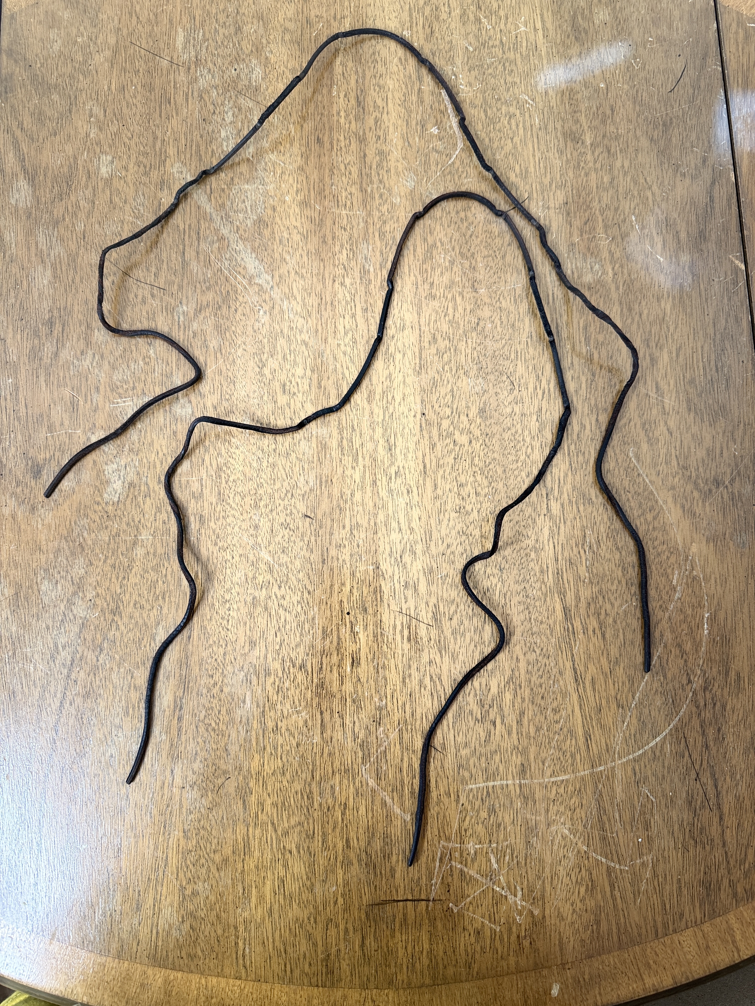 Genuine Leather Boot Laces Replacement – Durable Round Laces (Pair)