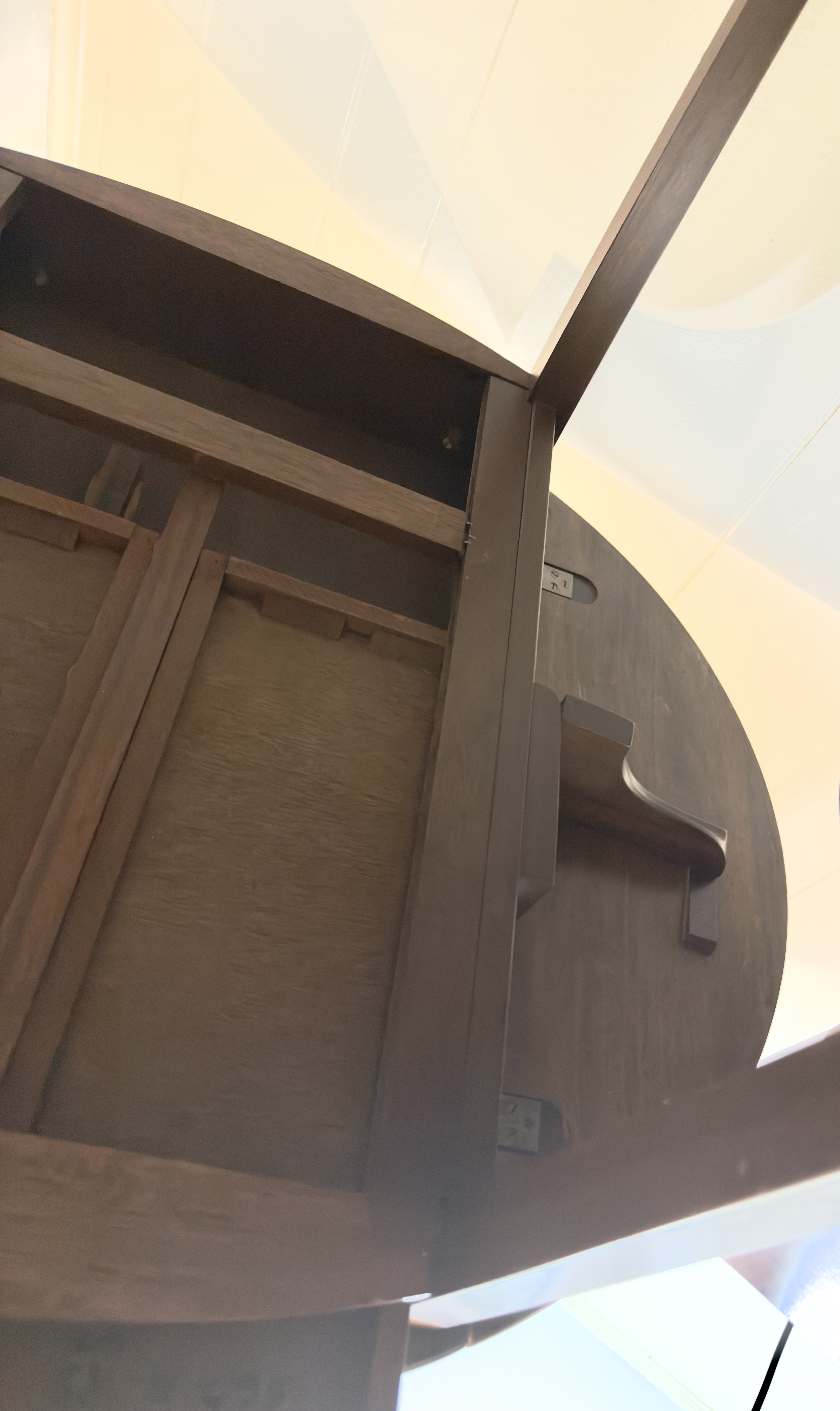 Vintage Pembroke Drop-Leaf Table w/ Drawer – Mahogany Side Table on Casters