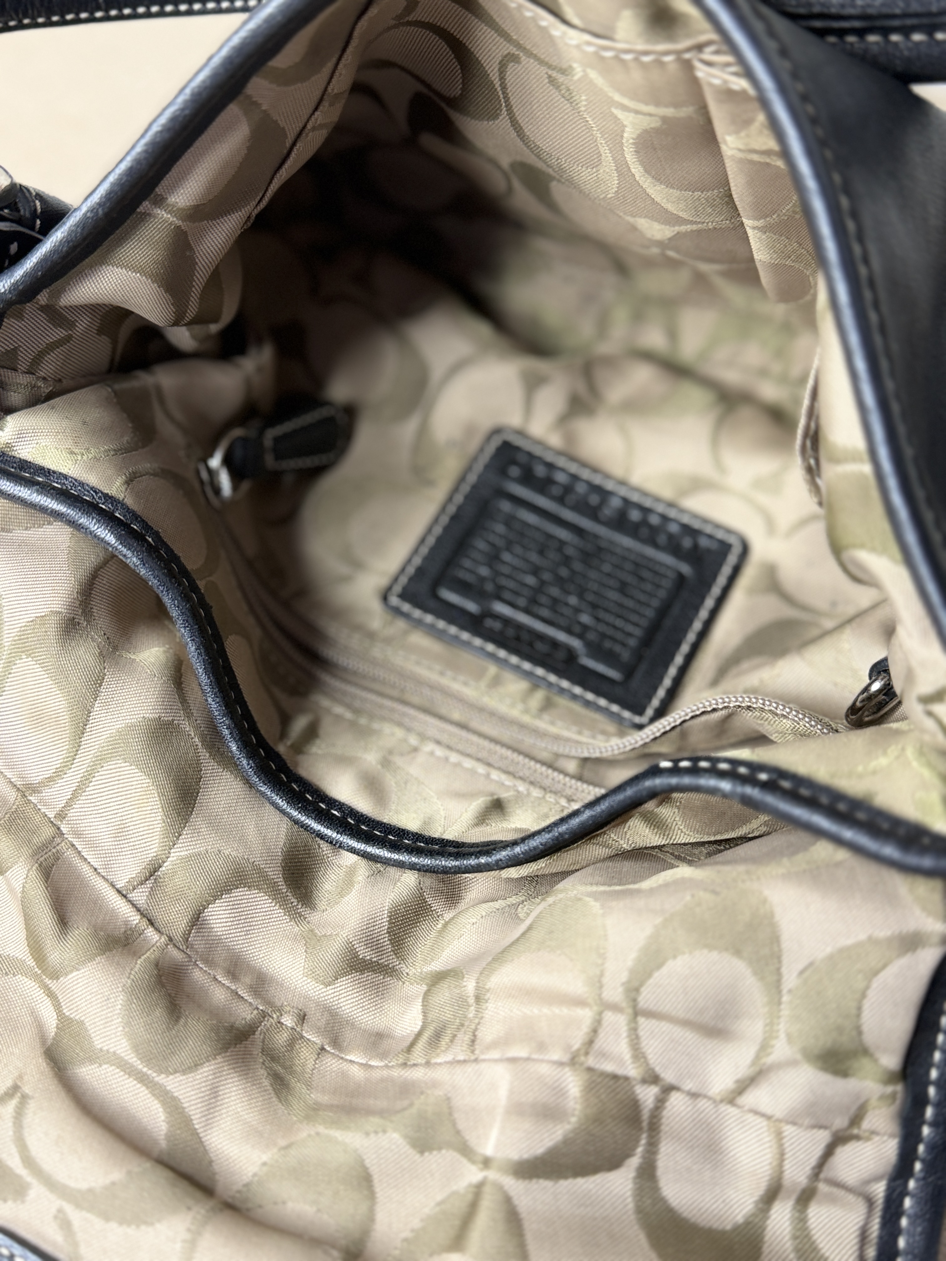 Coach Vintage Small Soho Black Leather Shoulder Bag