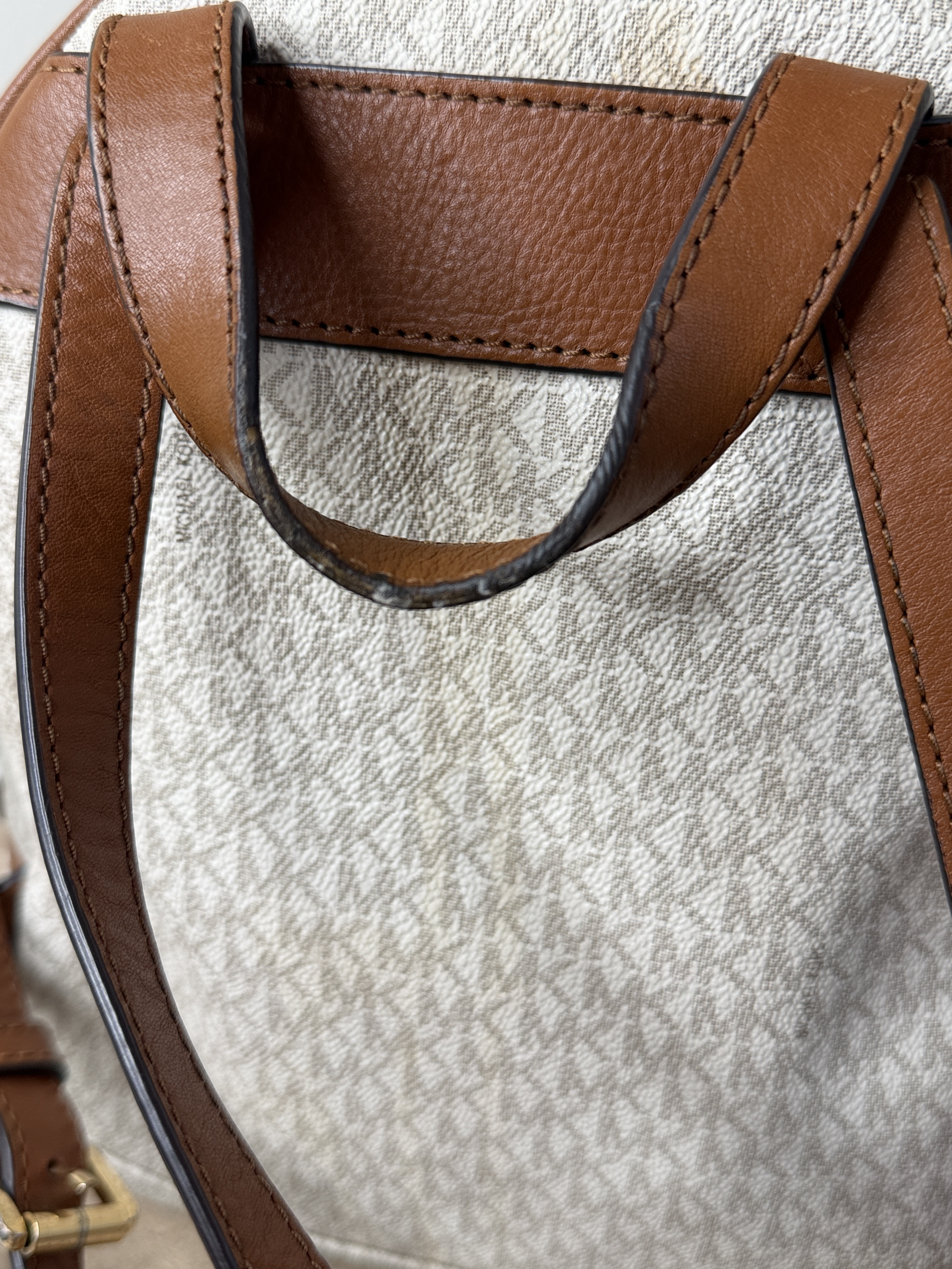 Michael Kors Rhea Backpack White